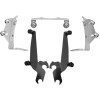 Set de montare TRIGGER-LOCK SPORTSHIELD-WINDSHIELD negru MEMPHIS SHADES MEB8914