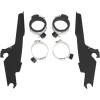 Set de montaj TRIGGER-LOCK MEMPHIS FATS/SLIM-WINDSHIELD negru MEMPHIS SHADES MEB8980