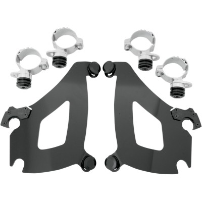 Set de montaj TRIGGER-LOCK BULLET-FAIRING negru MEMPHIS SHADES MEK1972 Set de montaj TRIGGER-LOCK BULLET-FAIRING negru MEMPHIS SHADES MEK1972