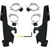 Set de montaj TRIGGER-LOCK MEMPHIS FATS/SLIM-WINDSHIELD negru MEMPHIS SHADES MEB1960
