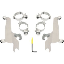 Set de montare TRIGGER-LOCK SPORTSHIELD-WINDSHIELD polisat MEMPHIS SHADES MEK1988