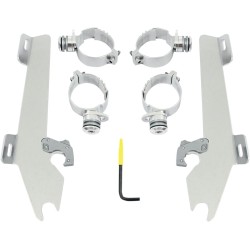 Set de montaj TRIGGER-LOCK BATWING-FAIRING polisat MEMPHIS SHADES MEK1990 Set de montaj TRIGGER-LOCK BATWING-FAIRING polisat MEMPHIS SHADES MEK1990