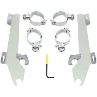 Set de montaj TRIGGER-LOCK BATWING-FAIRING polisat MEMPHIS SHADES MEK1990 Set de montaj TRIGGER-LOCK BATWING-FAIRING polisat MEMPHIS SHADES MEK1990