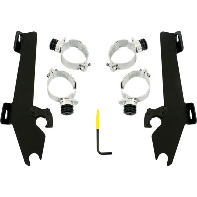 Set de montaj TRIGGER-LOCK BATWING-FAIRING negru MEMPHIS SHADES MEB1990 Set de montaj TRIGGER-LOCK BATWING-FAIRING negru MEMPHIS SHADES MEB1990