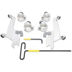 Set de montare TRIGGER-LOCK SPORTSHIELD-WINDSHIELD polisat MEMPHIS SHADES MEK2020