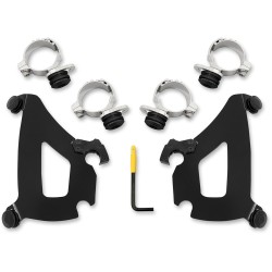 Set de montaj TRIGGER-LOCK BULLET-FAIRING negru MEMPHIS SHADES MEB2026