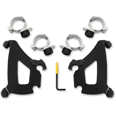 Set de montaj TRIGGER-LOCK BULLET-FAIRING negru MEMPHIS SHADES MEB2026 Set de montaj TRIGGER-LOCK BULLET-FAIRING negru MEMPHIS SHADES MEB2026