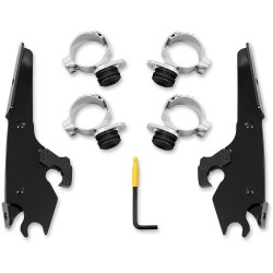 Set de montare TRIGGER-LOCK BATWING-FAIRING negru MEMPHIS SHADES MEB2027 Set de montare TRIGGER-LOCK BATWING-FAIRING negru MEMPHIS SHADES MEB2027