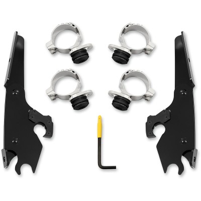 Set de montare TRIGGER-LOCK BATWING-FAIRING negru MEMPHIS SHADES MEB2027 Set de montare TRIGGER-LOCK BATWING-FAIRING negru MEMPHIS SHADES MEB2027