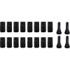 Piuliță 12x1.50 neagră 16 bucăți MOOSE RACING SP300MO207B