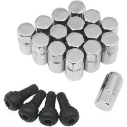 Piulițe 10MM crom 16-pack MOOSE RACING SP300MO208