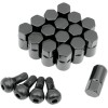 Piulițe 12X1.25 negre 16 bucăți MOOSE RACING SP300MO206B