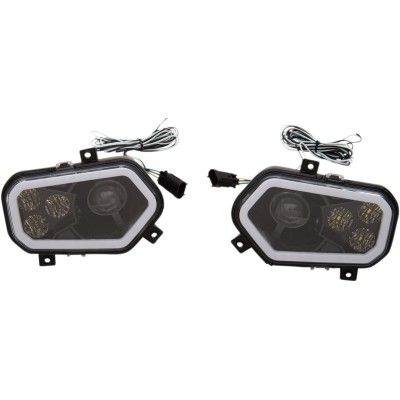 Far LED RZR800/9 BK MOOSE RACING 100-3373-PU