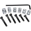 Set pentru ridicarea ghidonului negru/crom MOOSE RACING 23-002