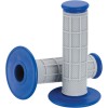 Mânere qualifier half waffle gri/albastru MOOSE RACING 1MG0715-EUM