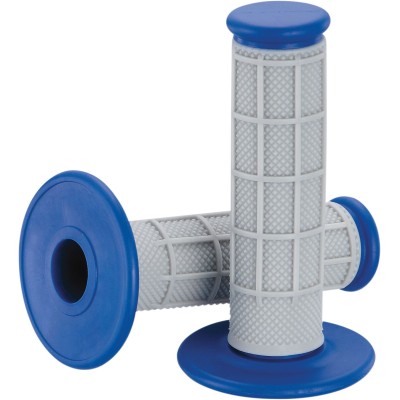 Mânere qualifier half waffle gri/albastru MOOSE RACING 1MG0715-EUM