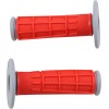 Mânere roșii cu model de jumătate de napolitană MOOSE RACING 1MG2315-REM