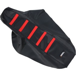 Husă de șa cu nervuri negru/roșu MOOSE RACING CR8096-331RT Husă de șa cu nervuri negru/roșu MOOSE RACING CR8096-331RT