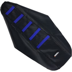 Husă de șa cu nervuri negru/albastru MOOSE RACING YZ8502-332RT