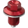 Șurub de scurgere magnetic ZIP-TY roșu HONDA/YAMAHA MOOSE RACING DP107-3