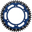 Roată dințată spate / 48 dinți / pas 520 / albastru/natural / aluminiu/oțel MOOSE RACING 1210-251-48-12X thumb