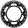 Pinion spate / 49 dinți / pas 520 / negru/natural / aluminiu/oțel MOOSE RACING 1210-251-49-10X
