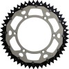 Pinion spate / 51 dinți / pas 520 / argintiu/natural / aluminiu/oțel MOOSE RACING 1210-251-51-11X