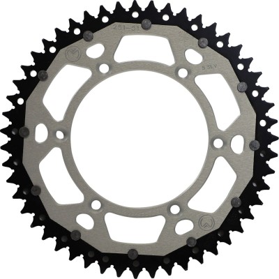 Pinion spate / 51 dinți / pas 520 / argintiu/natural / aluminiu/oțel MOOSE RACING 1210-251-51-11X