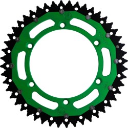 Roată dințată spate / 48 dinți / pas 520 / verde/natural / aluminiu/oțel MOOSE RACING 1210-460-48-15X Roată dințată spate / 48 dinți / pas 520 / verde/natural / aluminiu/oțel MOOSE RACING 1210-460-48-15X
