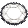 Pinion spate / 50 dinți / pas 520 / argintiu/natural / aluminiu/oțel MOOSE RACING 1210-808-50-11X
