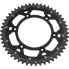Pinion spate / 49 dinți / pas 520 / negru/natural / aluminiu/oțel MOOSE RACING 1210-822-49-10X