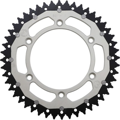 Pinion spate / 48 dinți / pas 520 / argintiu/natural / aluminiu/oțel MOOSE RACING 1210-897-48-11X