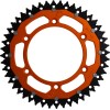 Pinion spate / 48 dinți / pas 520 / portocaliu/natural / aluminiu/oțel MOOSE RACING 1210-897-48-14X