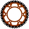 Pinion spate / 51 dinți / pas 520 / portocaliu/natural / aluminiu/oțel MOOSE RACING 1210-897-51-14X