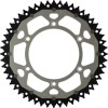 Pinion spate / 52 dinți / pas 520 / argintiu/natural / aluminiu/oțel MOOSE RACING 1210-897-52-11X