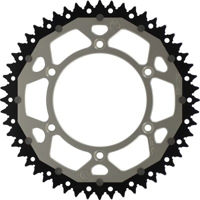 Pinion spate / 52 dinți / pas 520 / argintiu/natural / aluminiu/oțel MOOSE RACING 1210-897-52-11X