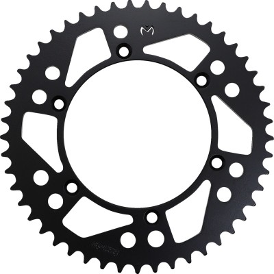 Roată dințată spate / 49 dinți / pas 520 / negru / oțel MOOSE RACING 1210-822-49-STL