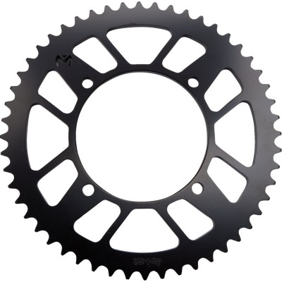 Roată dințată spate / 52 dinți / pas 520 / negru / oțel MOOSE RACING 1210-461-52-STL