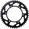 Pinion spate / 47 dinți / pas 520 / negru / oțel MOOSE RACING 1210-808-47-STL