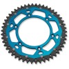 Roată dințată spate / 51 dinți / pas 520 / BLUENATURAL / aluminiu-oțel MOOSE RACING 1210-897-51-12X