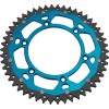 Roată dințată spate / 52 dinți / pas 520 / BLUENATURAL / aluminiu-oțel MOOSE RACING 1210-897-52-12X