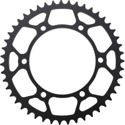 Pinion spate / 47 dinți / pas 525 / negru / oțel MOOSE RACING 1210-300-47-ST