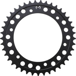 Roată dințată spate / 41 dinți / pas 525 / negru / oțel MOOSE RACING 1210-1791-41-ST