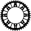 Roată dințată spate / 44 dinți / pas 520 / negru / oțel MOOSE RACING 1210-487-44-ST