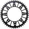 Pinion spate / 46 dinți / pas 520 / negru / oțel MOOSE RACING 1210-487-46-ST
