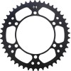 Roată dințată spate / 45 dinți / pas 520 / negru / oțel MOOSE RACING 1210-855-45-ST