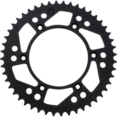 Roată dințată spate 48 dinți aluminiu negru MOOSE RACING 1211-897-48-10