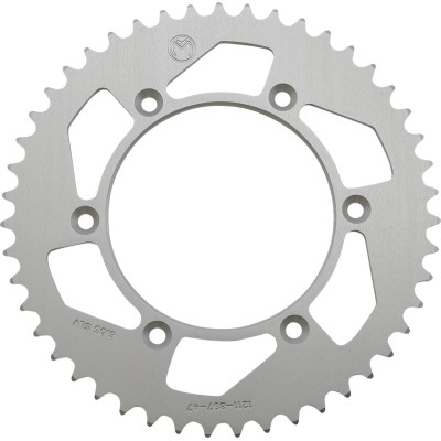 Roată dințată spate 47 dinți aluminiu argintiu MOOSE RACING 1211-897-47-11