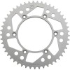 Roată dințată spate 49 dinți aluminiu argintiu MOOSE RACING 1211-897-49-11