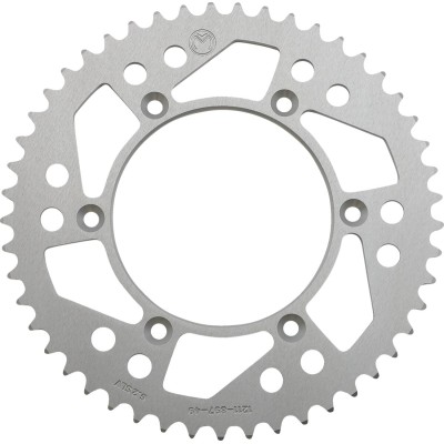 Roată dințată spate 49 dinți aluminiu argintiu MOOSE RACING 1211-897-49-11